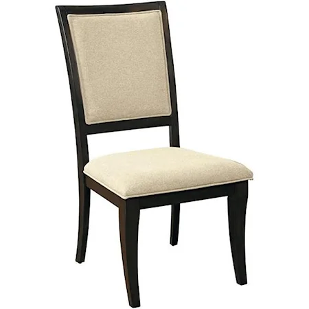 Dining Side Chair with Oval Motif